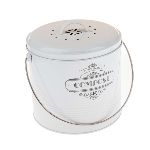 Nádoba na bioodpad s uhlíkovým filtrom a uchom