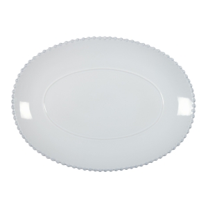 Veľký keramický tácka oválny Pearl 40cm